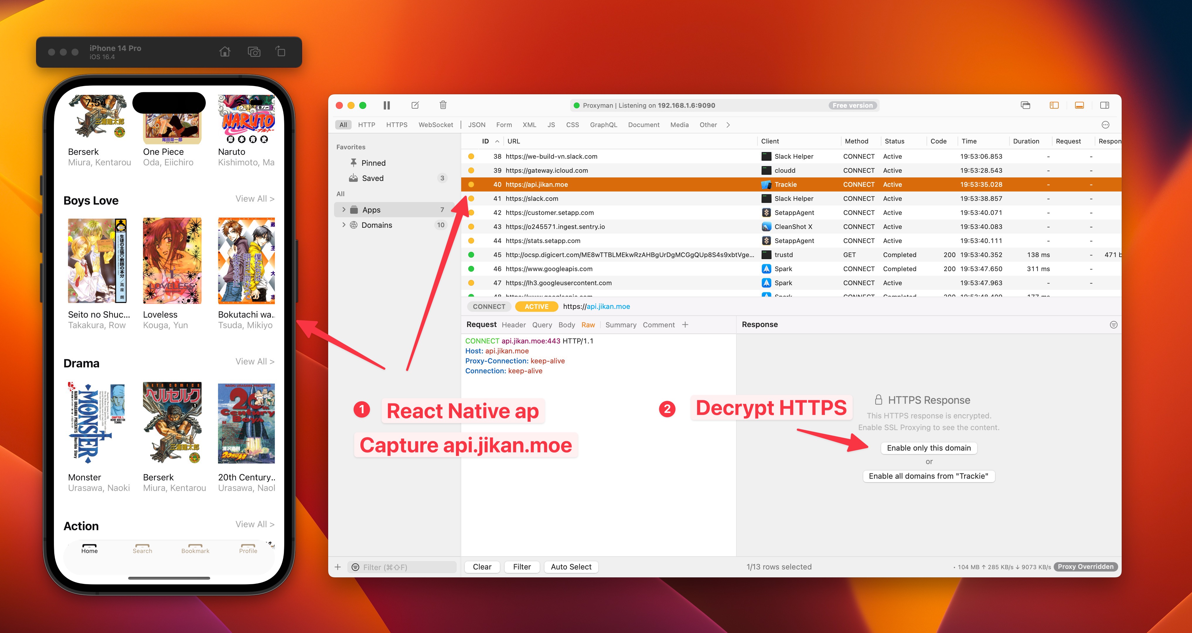 Proxyman: Capture HTTPs Requests from React Native Apps