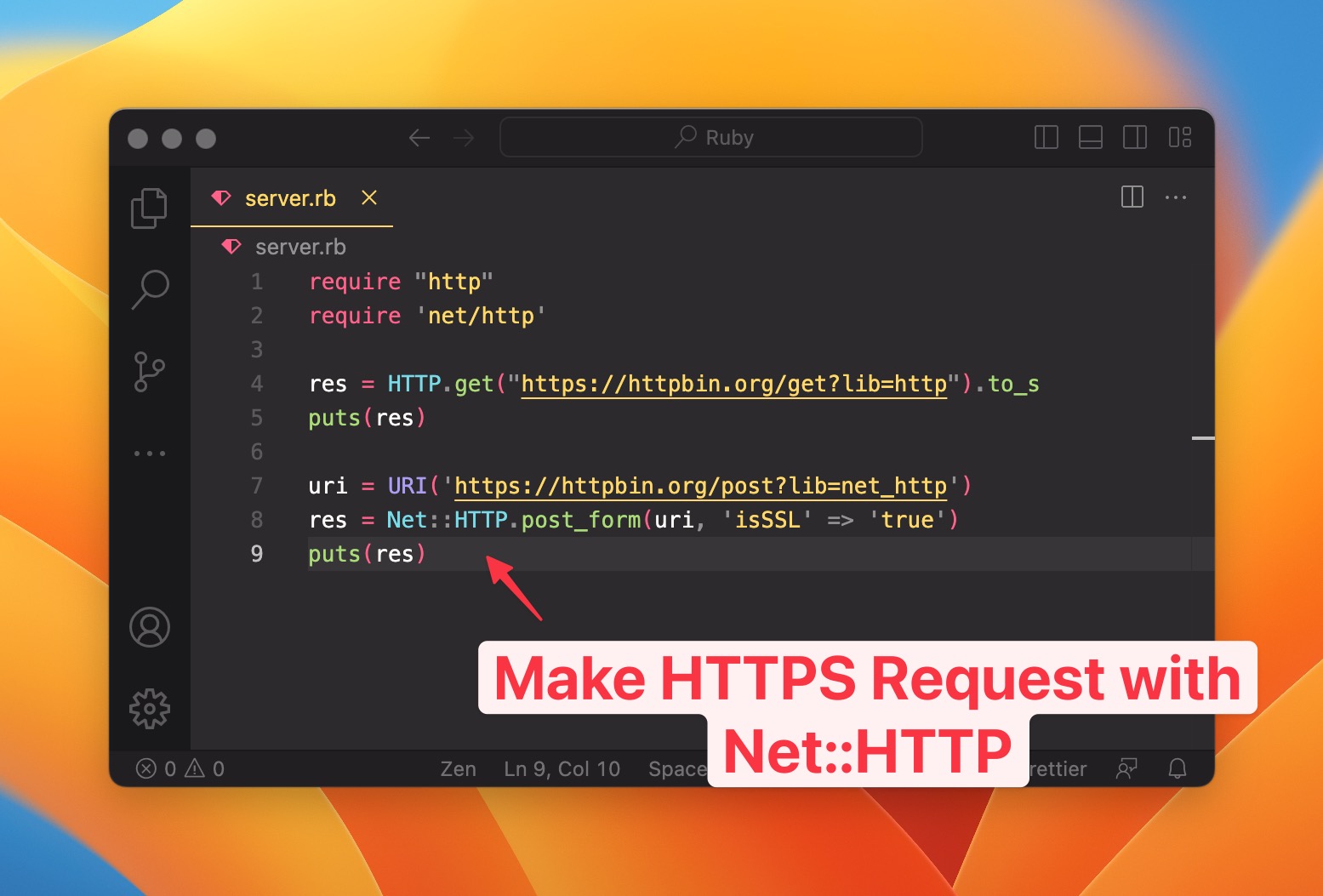 Proxyman: Make a HTTP Request with net/http or http gem from Ruby